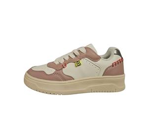 Geox J Lestrella Girl, Zapatillas, Rosa Blanca, 39 EU