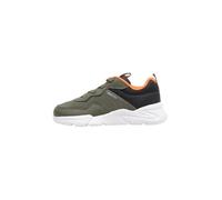 Geox J Loftus Boy C, Zapatillas, Military/Black, 25 EU