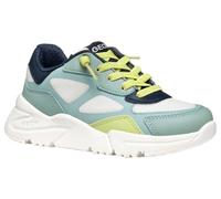 Geox J Loftus Boy E, Zapatillas, White/Sage, 31 EU