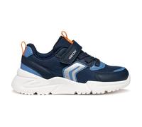 Geox Zapatillas deportivas J Loftus Boy – Azul marino/naranja – Talla 32 EU