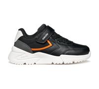 Geox J Loftus Boy, Zapatillas, Negro, Naranja, 35 EU