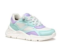 Geox J Loftus Girl B, Zapatillas, Aqua/White, 37 EU