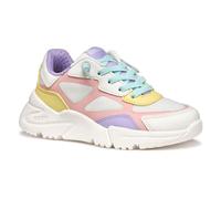 Geox J Loftus Girl B, Zapatillas, White/Multicolor, 39 EU