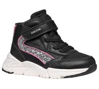 Geox J Loftus Girl D, Zapatillas, Negro, 38 EU