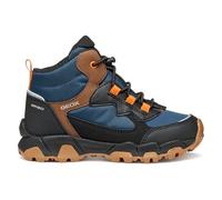 Geox J MAGNETAR Boy B ABX - Zapatillas Deportivas, Color Azul Marino/marrón, Talla 33 EU, Marino Marrón, 33 EU