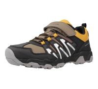 Geox J Magnetar Boy B Abx, Zapatillas Niños, Black Brown Yellow, 29 EU
