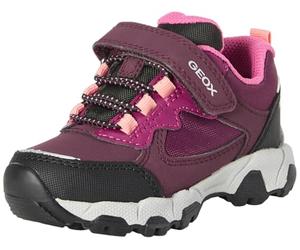 Geox J MAGNETAR G. B ABX - Zapatillas Deportivas, Color Burdeos, Talla 33 EU, Burdeos, 33 EU