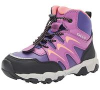 Geox J Magnetar Girl B AB, Zapatillas, Violet Orange, 35 EU