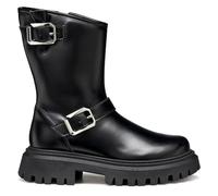 Geox J MAQUINNENS Girl Ankle Boot, Black, 33 EU, Negro, 33 EU