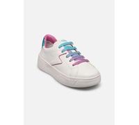 Geox J MIKIROSHI Girl A, Zapatillas, White/Multicolor, 33 EU