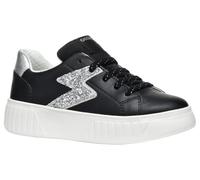 Geox J MIKIROSHI Girl A, Zapatillas, Black/Silver, 37 EU