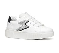 Geox - J MIKIROSHI Girl A, Zapatillas Niñas, White/Silver,