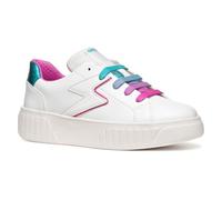 Geox J MIKIROSHI Girl A, Zapatillas, White/Multicolor, 31 EU