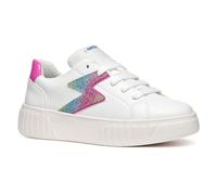 Geox J MIKIROSHI Girl A, Zapatillas, White/Multicolor, 33 EU