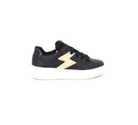 Geox J Mikiroshi Girl, Zapatillas, Black Lt Gold, 30 EU