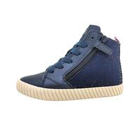 Geox J MIRROLESS Girl A, Zapatillas, Azul, 33 EU