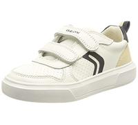 Geox J Nettuno Boy C, Sneakers Niños, Multicolor White Navy, 35 EU