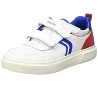 Geox J Nettuno Boy C, Sneakers para Niño, Multicolor (White/Royal), 25 EU