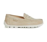 Geox J New Fast Boy A, Mocasin, Beige Claro, 40 EU