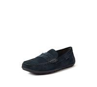 Geox J New Fast Boy A, Mocasines para Niño, Azul (Navy) , 27 EU