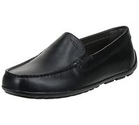 Geox J NEW FAST BOY A, Mocasines para Niños, BLACK, 39 EU