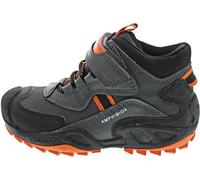Geox J New Savage Boy B A, Zapatillas, Dk Grey Orange, 38 EU