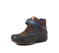 Geox J New Savage Boy B A, Zapatos para Niño, Multicolor (Brown/Navy), 26 EU