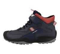 Geox J New Savage Boy B A, Zapatos para Niño, Multicolor (Navy/Red), 24 EU