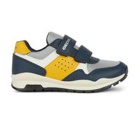 Geox J Pavel A, Zapatillas de Deporte Niños, Azul Marino Ochreyellow, 38 EU