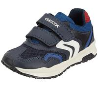 Geox J Pavel A, Zapatillas de Deporte Niños, Multicolor (Navy/Red), 32 EU