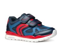 Geox J Pavel D, Zapatillas, Navy/Red, 34 EU