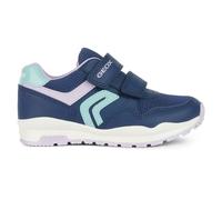 Geox J Pavel Girl A Zapatillas para niña, Azul Marino., 28 EU