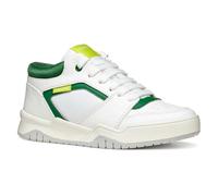 Geox J Perth Boy A, Zapatillas, White/Green, 35 EU