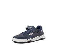 Geox J Perth Boy B, Zapatillas Altas Niños, Multicolor Navy Lt Grey, 34 EU