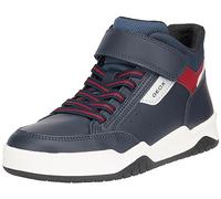 Geox J Perth Boy B, Zapatillas Altas Niños, Navy Red, 29 EU