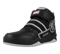 Geox J Perth Boy D, Zapatillas para Niños, Black/Silver, 35 EU