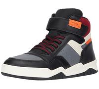 Geox J Perth Boy F, Zapatillas Niños, Black Orange, 30 EU