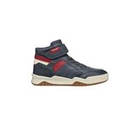 Geox J Perth Boy F, Zapatillas Niños, Navy Red, 30 EU