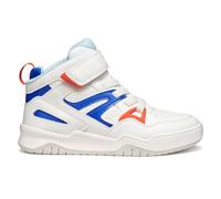 Geox J Perth Boy, Zapatillas, Color Rojo Blanco, 38 EU