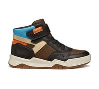 Geox J Perth Boy, Zapatillas, Marrón Lt Blue, 32 EU