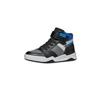 Geox J Perth Boy - Zapatillas Deportivas para niño, Gris/Negro, 34 EU