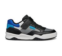 Geox J Perth Boy, Zapatillas, Gris/Negro, 40 EU