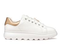 Geox J PUFFYPOP Girl A Sneaker, White/LT Rose, 32 EU