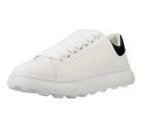 Geox J PUFFYPOP Girl A, Zapatillas, White/Black, 33 EU