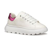 Geox J PUFFYPOP Girl A, Zapatillas, White/Fuchsia, 34 EU