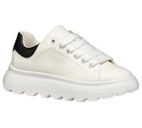 Geox J PUFFYPOP Girl A, Zapatillas, White/Black, 35 EU