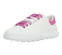 Geox J PUFFYPOP Girl Sneaker, White/DK Fuchsia, 33 EU, White Dk Fucsia, 33 EU