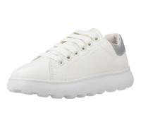 Geox J Puffypop Girl, Zapatillas, Blanco y Plateado, 29 EU