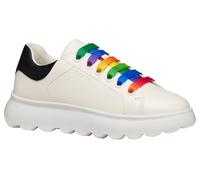 Geox J Puffypop Girl, Zapatillas, White Multicolor, 39 EU