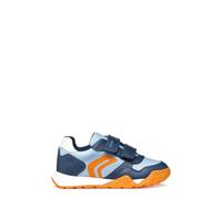 Geox J RANN-E Boy A Sneaker, LT Avio/LT Navy, 37 EU